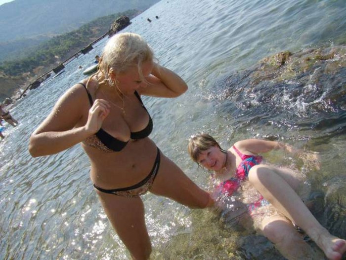 Bikini Girls At Water Parks