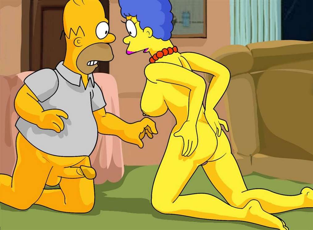 Marge Simpson se prend la grosse bite de Homer 